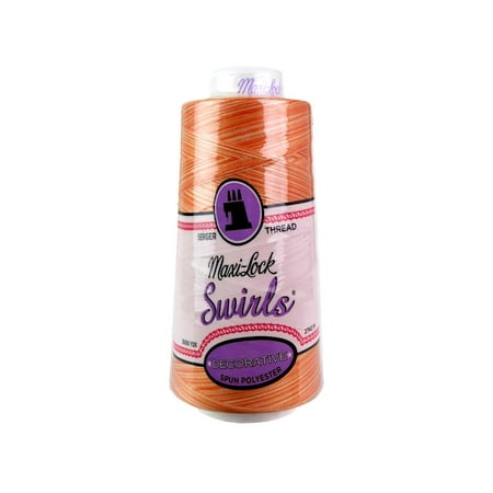 UPC: 0036771709996 | A&E Maxi Lock Swirls Thread 3000yd OrangeCreamscle