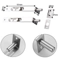 thumbnail image 4 of Door Flush Bolt Concealed Door Bolt 6 Inch Bolt Latch Door Bolt Hardware, 4 of 8