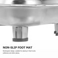 thumbnail image 4 of HLONK Plateau Chauffe-Couverts pour Bassin Table à Vapeur Chaude Buffet avec Couvercle Plateaux d'Extérieur pour Fête Acier Inoxydable, 4 of 6