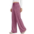 thumbnail image 2 of Fantaslook Womens Wide Leg Pants Casual Lounge Pull on Pant Soft Stretchy Trousers with Pockets for Daily Work Travel, 2 of 9