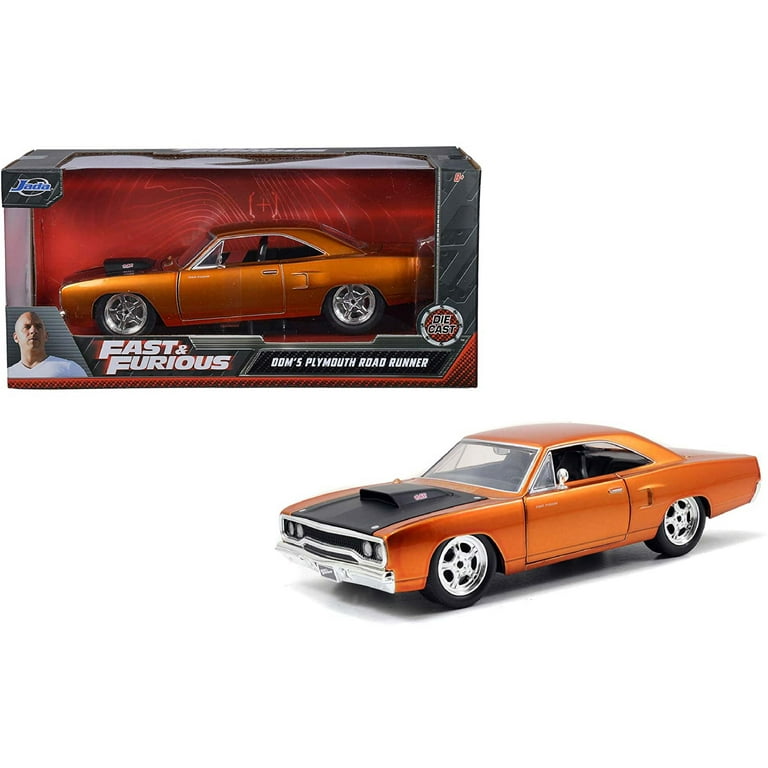 【予約】 Fast & Furious Plymouth Road Runner 1:24 Diecast - Walmart.com ミニカー