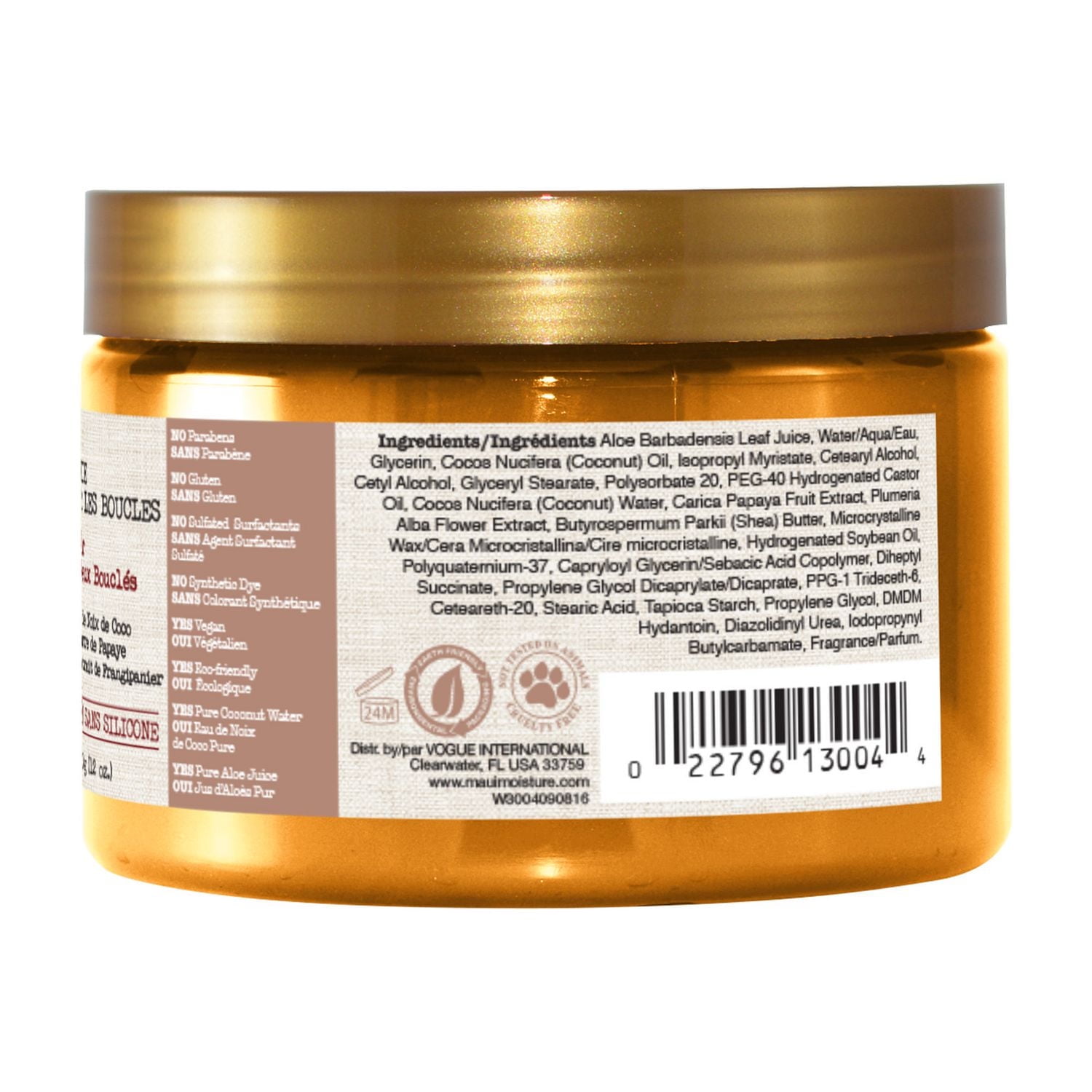 Maui Moisture Curl Quench + Coconut Oil Curl Smoothie, 340g