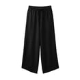 thumbnail image 4 of HongQid Womens Barrel Sweatpants Baggy Wide Leg Pants Casual Elastic Waisted Drawstring Sweat Pants with Pockets, 4 of 6