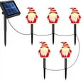 thumbnail image 2 of Solar Christmas Garden Stake Lights Outdoor Waterproof Solar Garden Stake Christmas Pathway Light,LED Solar Christmas Ground Plug Lights Outdoor Patio LED Landscapes Lawns Decoration Lights, 2 of 8