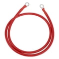 thumbnail image 1 of 1 Pc Cable de inversor de batería 5 AWG 3FT 5/16" Terminal Cable de batería universal para automóvil, vehículo, barco, casa rodante, solar, cobre estañado rojo, 1 of 1