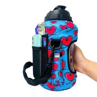 Lit Handlers Ice Cream Cooler Sleeve - Neoprene Ice Cream Pint Holder with  Handle and Pocket - Tear