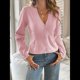 thumbnail image 4 of Suéter Cárdigan de Otoño para Mujer, Tendencia de Moda, Top de Larga, Chaqueta Informal, Suéter con Botones para Vacaciones. M, 4 of 8