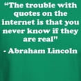 thumbnail image 3 of CafePress - The Trouble With The Internet T Shirt - Men's Classic Graphic Cotton T-Shirt, 3 of 4