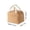 #2749-Coffee, variant on Cevemin Solid Color Corduroy Insulated Lunch Bag - Waterproof Oilproof Thick Aluminum Foil Lunch Tote Bag with Front Pocket for Outdoor Picnic Office Work Travel