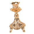 thumbnail image 3 of Vintage Aleación Pir Palo Titur Candebros Decoración De Para Vacaciones Valentín Decoración Golden cabeza perfecl Soporte para velas de boda, 3 of 5