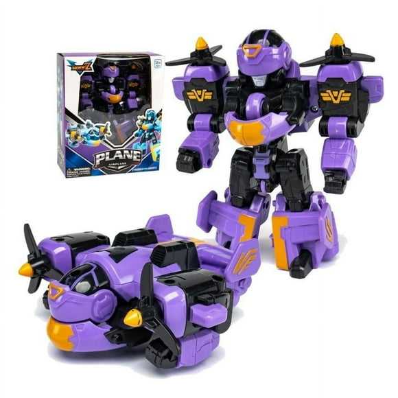 15cm Robot Transformer Toy Various Style Fast Fighter Aircraft Tractor Tank Train Cartoon Model Toy Collectible Children Robot Transforming Vehicles T