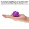thumbnail image 4 of Uxcell Bounce Reaction Balls, Coordination Training Ball Agility Trainer TPR High Difficulty, Purple, 4 of 5