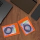 thumbnail image 2 of Paquete de 100 bolsas holográficas con degradado, bolsas resellables de Mylar con cierre de cremallera, bolsas de embalaje con ventana transparente, bolsas de plástico a prueba de olores para, 2 of 5