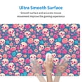 thumbnail image 4 of Pofeuu colorful Skull flower Print Mouse Pad,Rubber, Multipurpose Comfortable Waterproof Mousepad Desk Mat for Gamer Office Home, 4 of 8