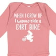 thumbnail image 4 of Inktastic Dirt Biking Motocross Future Dirt Biker Boys or Girls Long Sleeve Baby Bodysuit, 4 of 5