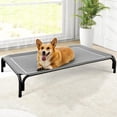 thumbnail image 1 of Cama elevada para perro, cama elevada para perros de gran tamaño, cuna portátil de refrigeración para mascotas con malla transpirable y lavable, hamaca para mascotas de interior y exterior con, 1 of 6