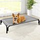 thumbnail image 1 of Cama elevada para perro, cama elevada para perros de gran tamaño, cuna portátil de refrigeración para mascotas con malla transpirable y lavable, hamaca para mascotas de interior y exterior con, 1 of 6