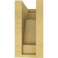 thumbnail image 4 of 4"W x 8"D x 8"H Classic Mediterranean Rough Cedar Woodgrain TimberThane Corbel, Primed Tan, 4 of 6