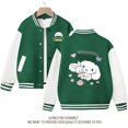thumbnail image 1 of Sanrio Cinnamoroll Jacket Hello Kitty Kuromi Overcoat Woman Jacket Autumn Spring Kids Loose Sports Baseball Uniform Clothes Gift, 1 of 7