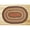 Burgundy, variant on Capitol Importing  Burgundy-Mustard-Ivory - 20 in. x 30 in. Oval Braided Rug