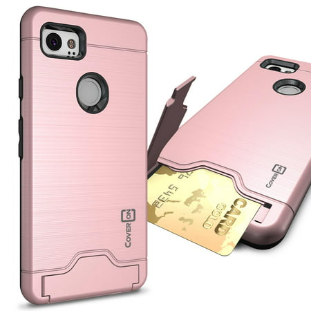 CoverON Google Pixel 2 XL / 2XL Case, SecureCard Series Hybrid Kickstand Phone
