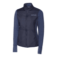 thumbnail image 2 of Women's Cutter & Buck Navy THE PLAYERS DryTec Stealth Hybrid Quilted Full-Zip Windbreaker Jacket, 2 of 3