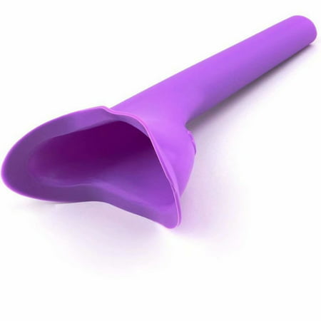 Female Silicone Portable Camp Outdoor Urination Device Purple Lightweight Travel Urination Device Camping Toilet Women Urinal Funnel Stand Up Pee