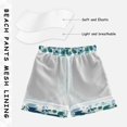 thumbnail image 3 of FORMRS Boys Swim Trunks Quick Dry Mesh Liner Boardshorts Sizes XS-XL, Beautiful Leaves Pattern, 3 of 7