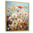 thumbnail image 2 of Designart "Meadow Contemporary Wildflowers Painting I" Floral & Botanical Floater Framed Canvas Print, 2 of 7