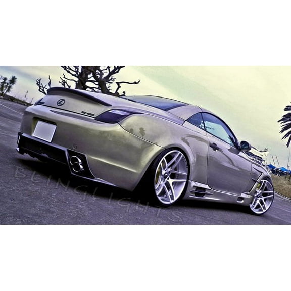 For Lexus SC SC300 SC400 SC430 Tinted Smoked Taillamps Taillights Protection Overlays Film