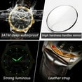 thumbnail image 5 of Poedagar luxury high quality watches for men sport quartz leather man watch waterproof luminous date Week Men's Watch male Reloj, 5 of 17