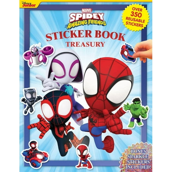Sticker Book Treasury Marvel Spidey & Amaz. Friends Sticker Book Treasury, (Hardcover)