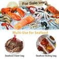 thumbnail image 5 of 100 Pcs Reusable Produce Mesh Bags, 20 inch Seafood Boil Bags for Crab Clam Shellfish Crawfish Cooking, Onion Potato Storage Eco-friendly Fruit Vegetable Produce Packaging Supplies Net, Red, 5 of 7
