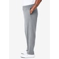 thumbnail image 2 of KingSize Men's Big & Tall Lightweight Jersey Open-Bottom Sweatpants, 2 of 5
