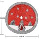 thumbnail image 1 of Falda de árbol de Navidad, falda de árbol de arpillera, regalo, delantal de árbol de Navidad, suministros de decoración inferior de árbol de Navidad, 1 of 4