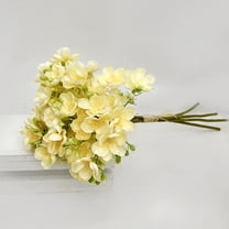 XmhyTop Artificial Yellow flowers Bouquet - 1 Pc Realistic Silk Fake Flowers .14.96*7.09*14.96 Inch, Lifelike Decor for Home, Wedding, Party.