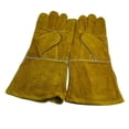 thumbnail image 4 of Guantes de soldadura DYNWAVEMX 14 pulgadas resistentes al calor para Mig Tig horno camping Estufa Chimenea, 4 of 8