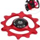 thumbnail image 2 of Juego de poleas jockey para rueda de desviador trasero de 12T para bicicletas de montaña con rodamientos rojos, 2 of 8