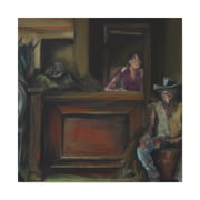 Wild West Saloon Scene - Canvas