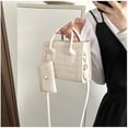thumbnail image 5 of KAWELL Straw Woven Shoulder Bag for Women Girls Tote Handbag Summer Hobo Bag 2pc, 5 of 7