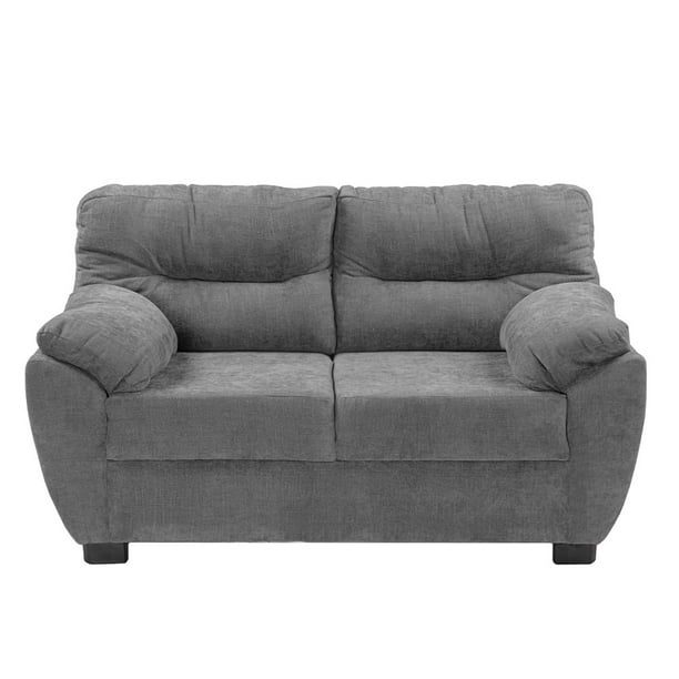 Love Seat DICASA Monza 2 Plazas Gris Oscuro para Salas