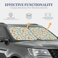 thumbnail image 4 of Salouo Skateboard Pattern Car Windshield Sun Shade Foldable | Front Windshield Shade for Sun, Heat and UV Rays | Interior Sun Protection-Large, 4 of 6