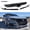 Glossy Black-For Accord 2021-2022, variant on 3Pcs JDM Sport Style Grille Glossy Black Compatible With 2018-2020 10th Gen Honda Accord Sedan
