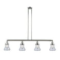 thumbnail image 5 of Innovations Lighting 214-S Bellmont Bellmont 4 Light 51" Wide Linear Chandelier - Nickel, 5 of 7