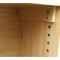 thumbnail image 5 of FixtureDisplays 24" Kids Computer Desk Wooden Single Computer Desk w/Adjustable Keyboard Shelf 18542-MAPLE, 5 of 5