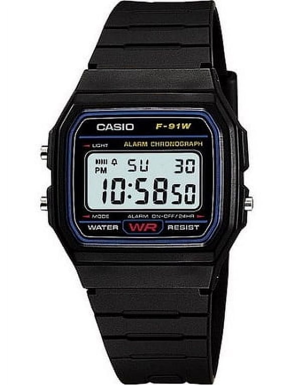 Men's Classic Digital Watch, Black