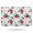 Pioneer Flower Floral-1, variant on Pioneer Flower Floral Print Pattern Bathroom Rugs Mat, Non Slip Microfiber Bathroom Rug with Rubber Backing, Soft Mats for Bathroom Floor Tub Shower, 24"x60"