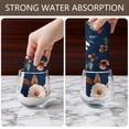 thumbnail image 4 of 2 Pcs Funny Kitchen Towels,Dark Blue Chicken Floral Pattern Microfiber Dish Towels,Kitchen Tea Towels,Kitchen Towel Set (18" X 26"), 4 of 7