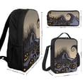 thumbnail image 2 of The Nightmare Before Christmas Backpack 17 Inch Large Bookbag Plus Snack Bag and Zippered Pen Holder for Teens, 2 of 5