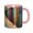 Pink, variant on Colorful Plate Square Coffee Mug Fun Custom Ceramic Mugs 11oz Sky Blue